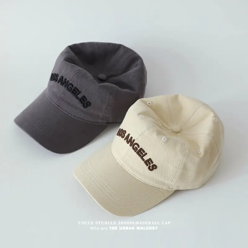 Purple Los Angeles Embroidered Baseball Cap — feature 4