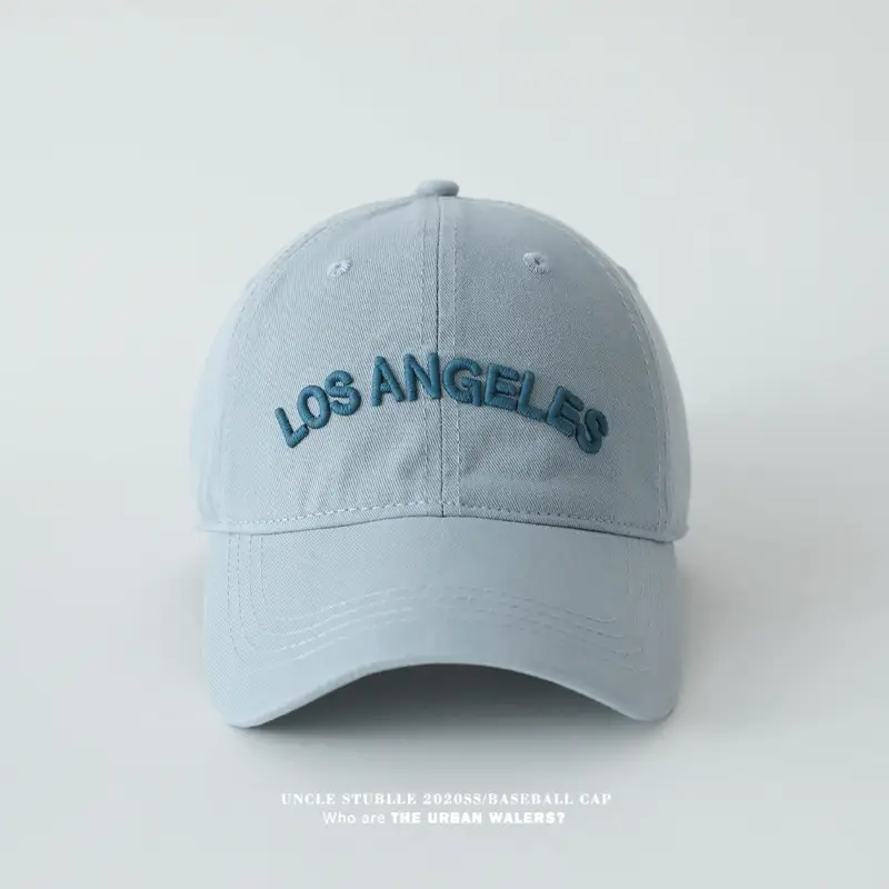 Purple Los Angeles Embroidered Baseball Cap — feature 7