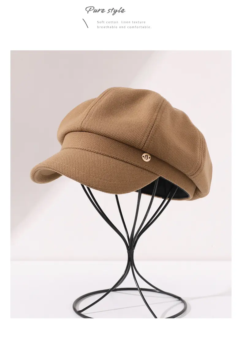 Japanese Vintage Clouds Cap for Girls Autumn Winter — feature 17
