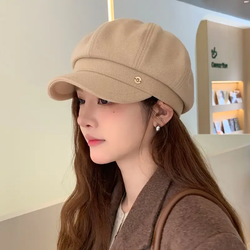 Japanese Vintage Clouds Cap for Girls Autumn Winter - Image 3