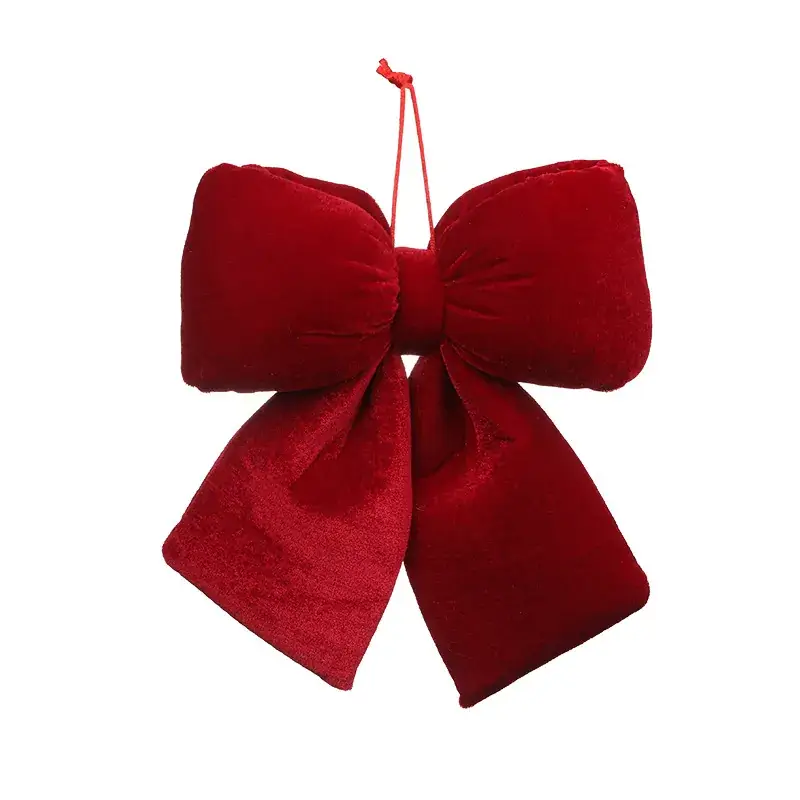 Red Flannelette Bow for Weddings & Christmas Decor - Image 17
