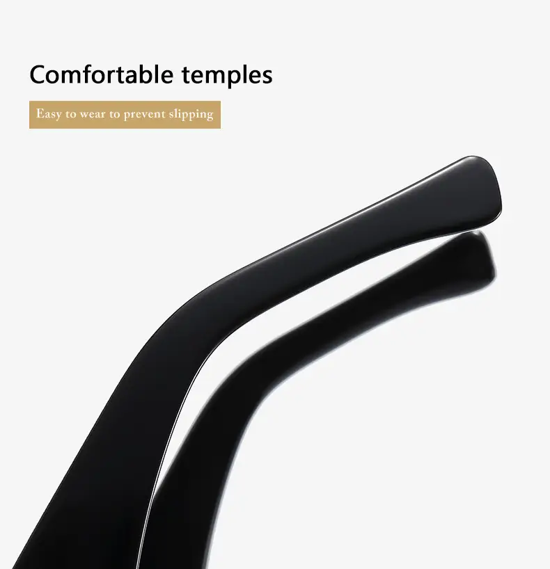 Men's White Square Sunglasses with Dark Lenses — feature 8