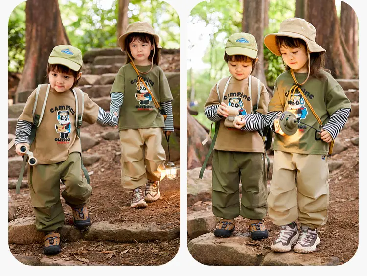 Dudu Baby Camping 3-Piece Set Kids T-Shirt Pants — feature 20