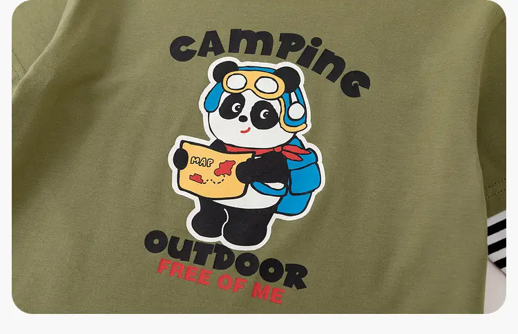 Dudu Baby Camping 3-Piece Set Kids T-Shirt Pants — feature 24