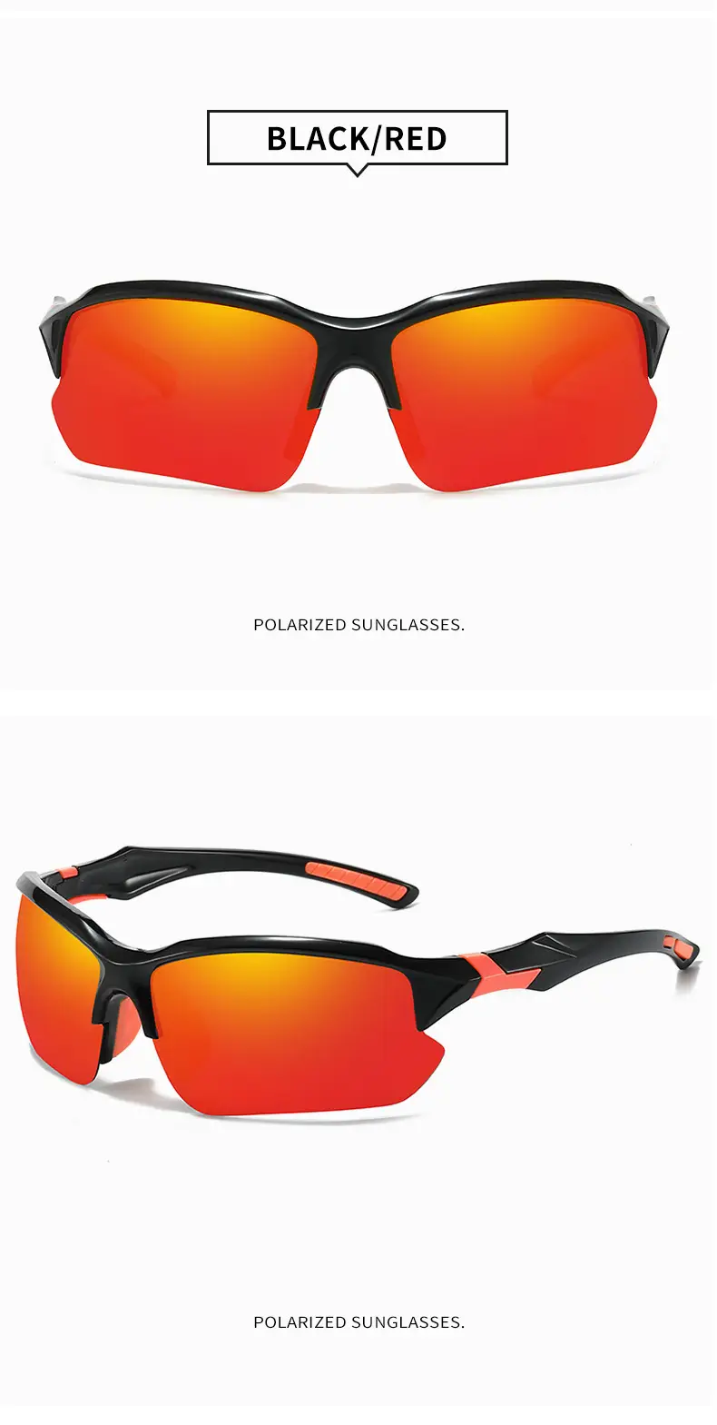 Men's Black Sandproof Cycling Sunglasses — feature 18