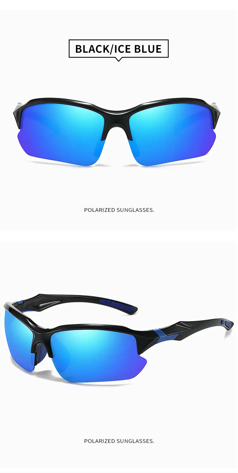 Men's Black Sandproof Cycling Sunglasses — feature 19