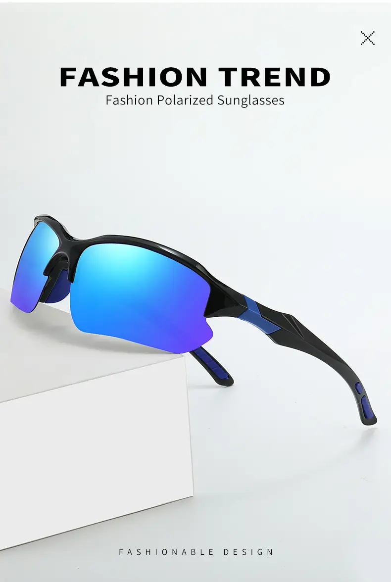Men's Black Sandproof Cycling Sunglasses — feature 2