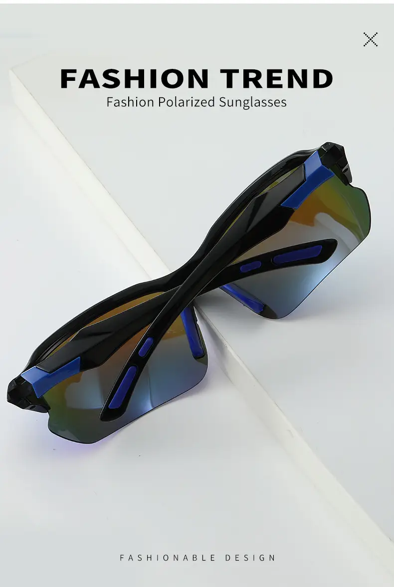 Men's Black Sandproof Cycling Sunglasses — feature 3