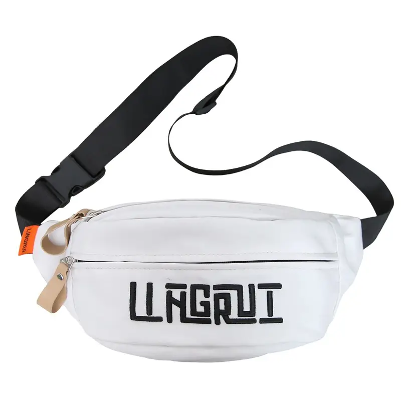 Men Women Large Capacity Red Letter Crossbody Bag - Image 9