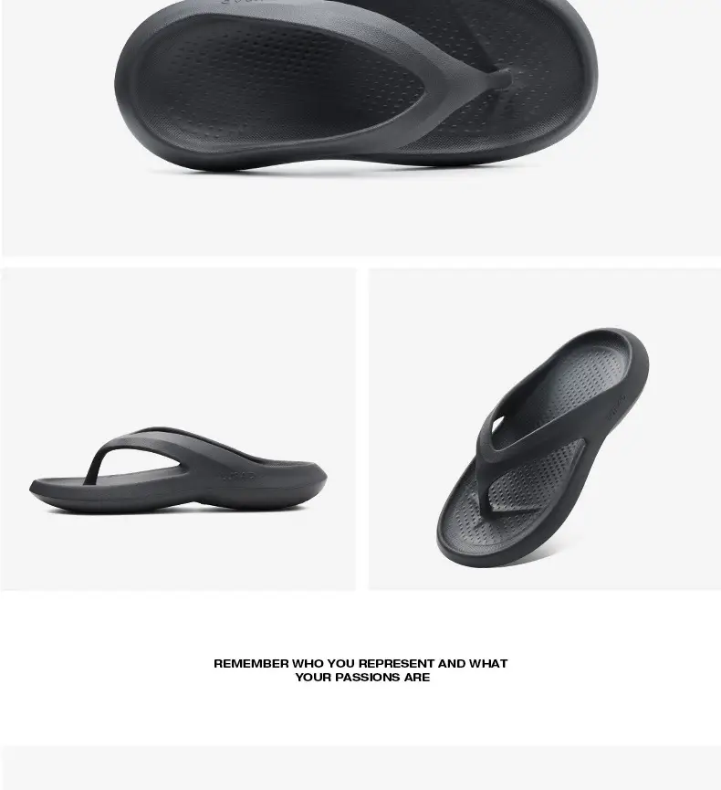 Men's Green Rubber Flip Flops 2024 Summer Outdoor Wear — feature 8