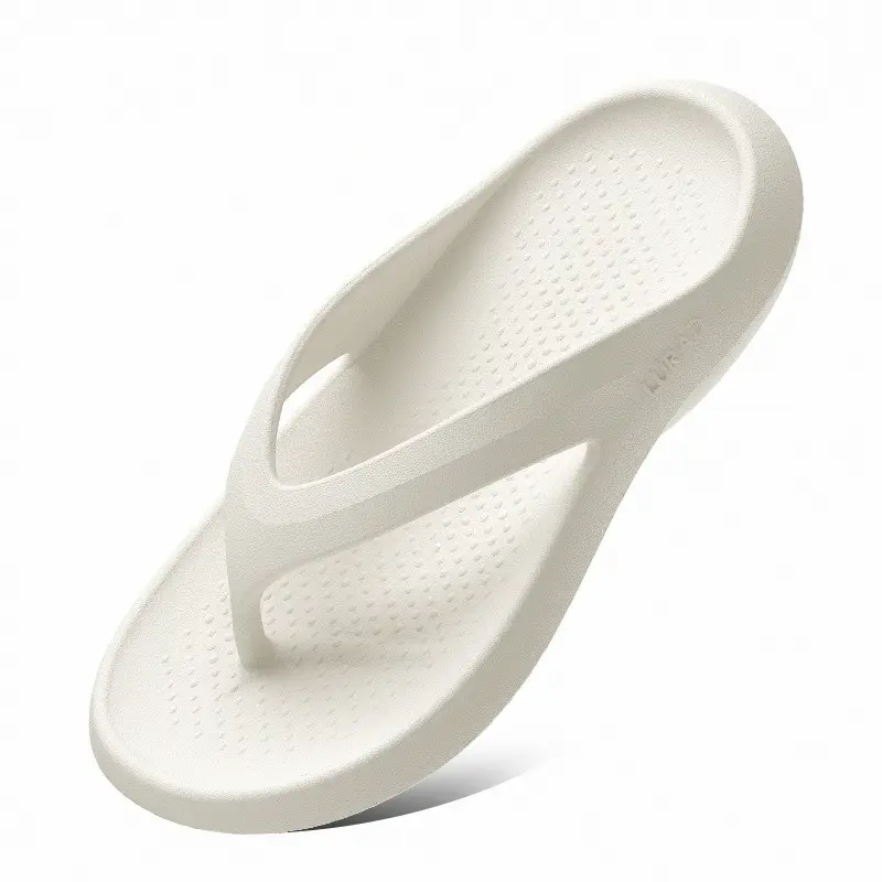 Men's Green Rubber Flip Flops 2024 Summer Outdoor Wear
