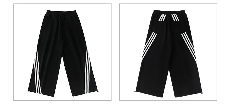 Hip-Hop Boys Suit White Black Red 3 Number — feature 17