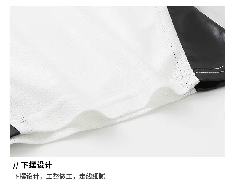 Hip-Hop Boys Suit White Black Red 3 Number — feature 20