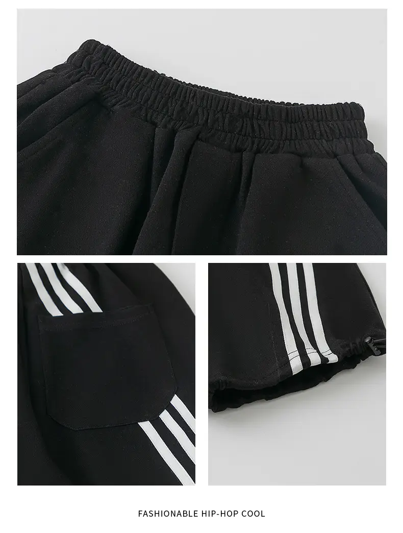 Hip-Hop Boys Suit White Black Red 3 Number — feature 21