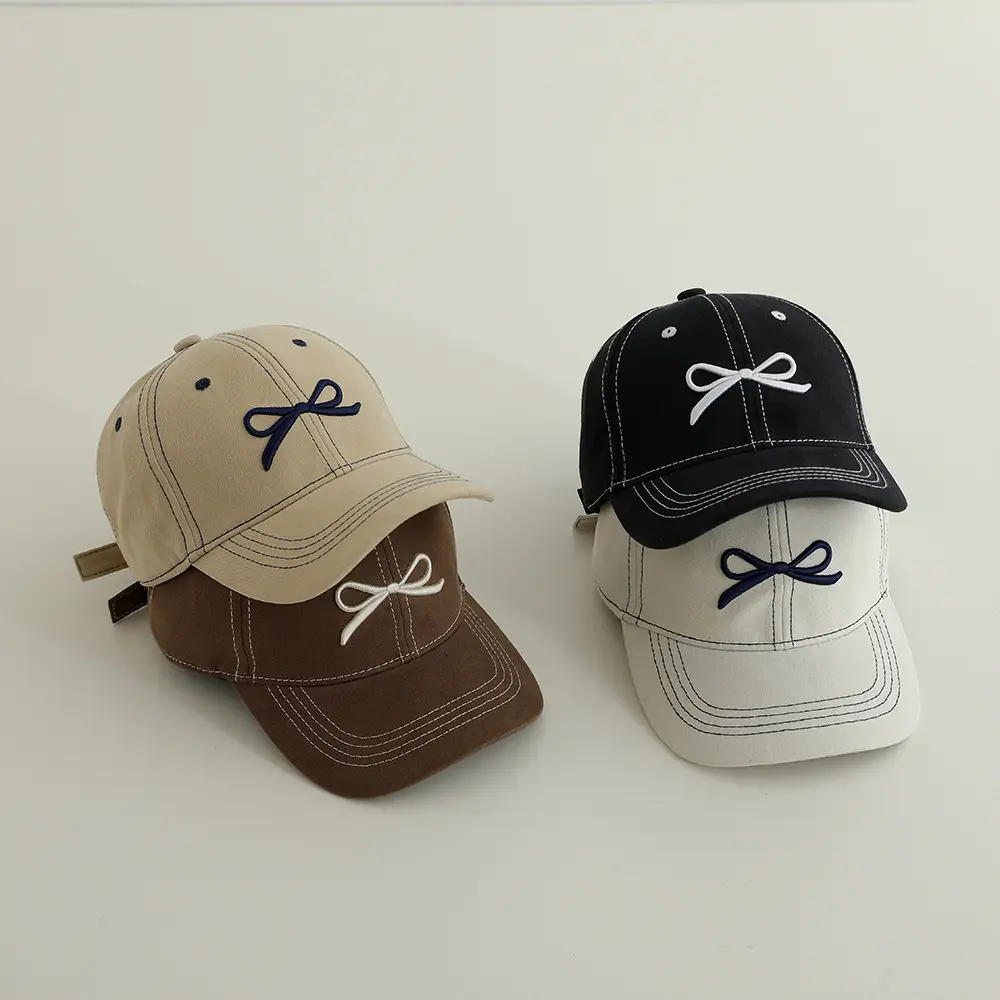 Children's Bow Cap Set for Girls Boys Sun Visor — feature 5