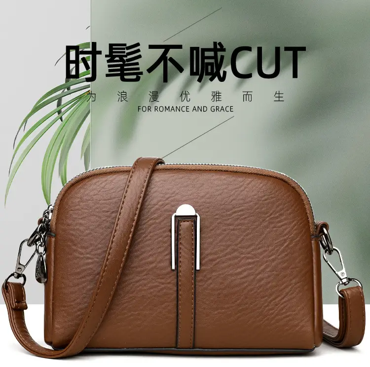 Women Crossbody Bag Brown Leather Small 2026 — feature 1