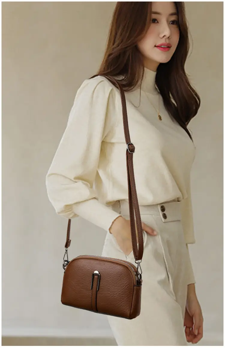 Women Crossbody Bag Brown Leather Small 2026 — feature 15