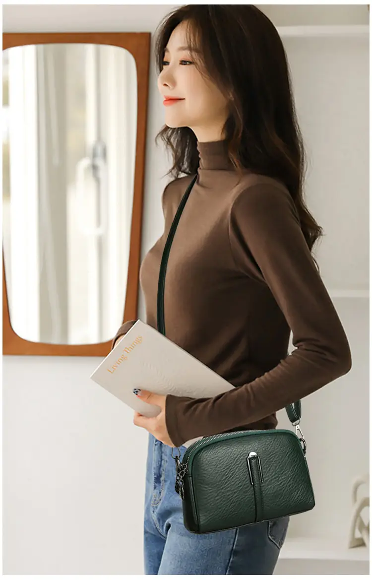 Women Crossbody Bag Brown Leather Small 2026 — feature 16