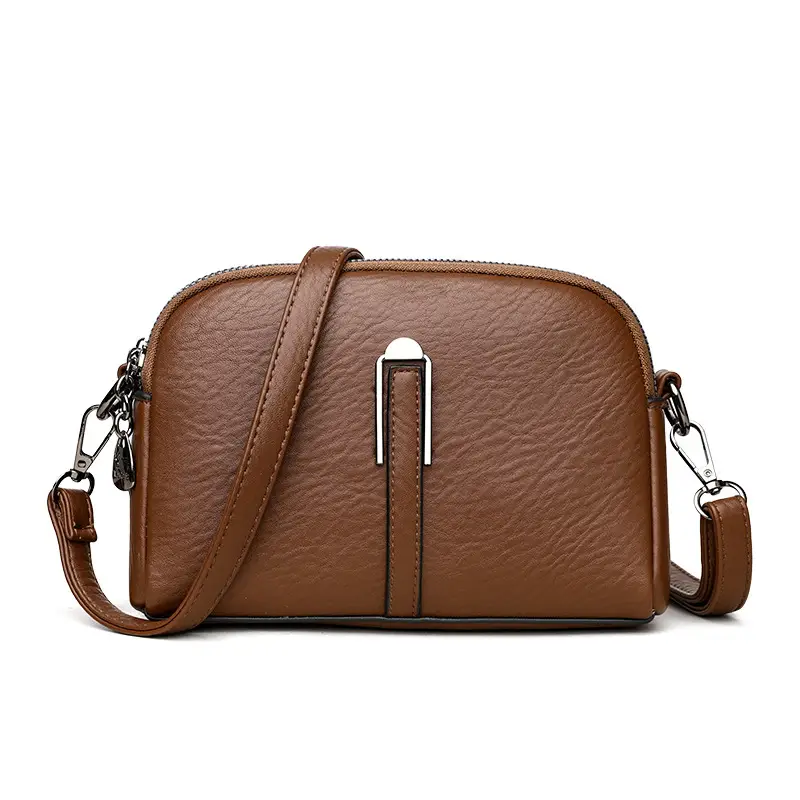 Women Crossbody Bag Brown Leather Small 2026 - Image 3