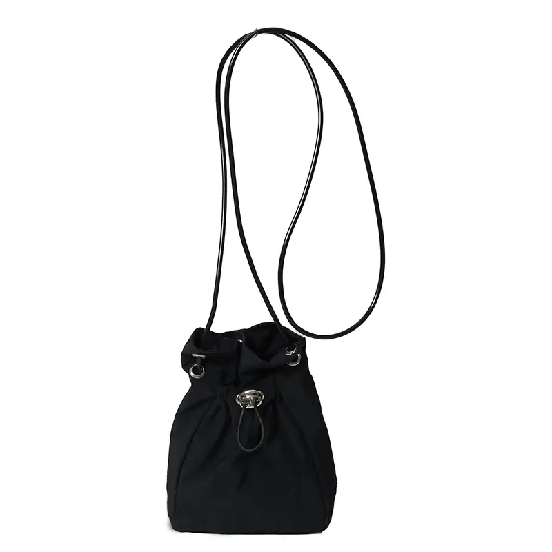 Women's Crossbody Mini Mobile Phone Bag Cream Oxford Cloth - Image 2