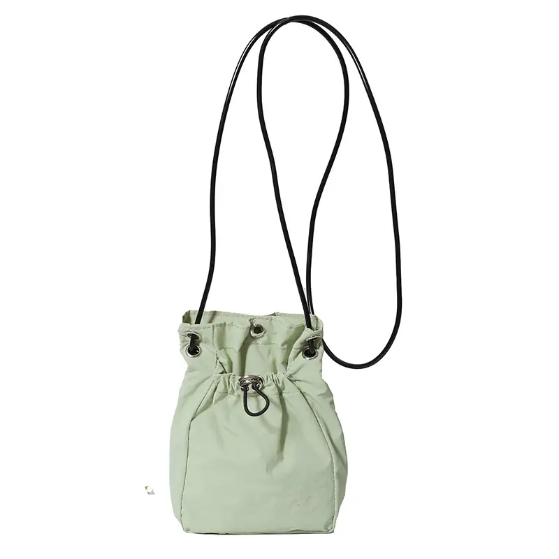 Women's Crossbody Mini Mobile Phone Bag Cream Oxford Cloth - Image 5