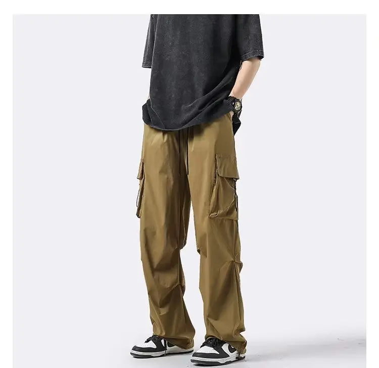 Men's New Outdoor Sports Mountaineering Crock Pants Brown — feature 15