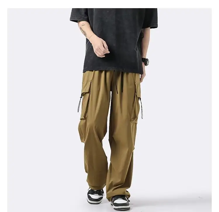 Men's New Outdoor Sports Mountaineering Crock Pants Brown — feature 22