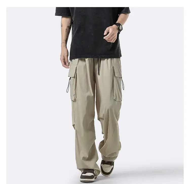 Men's New Outdoor Sports Mountaineering Crock Pants Brown — feature 23
