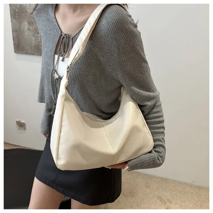 Oxford Cloth Shoulder Bag Women Spring Summer Fresh Soft Collapsible — feature 12