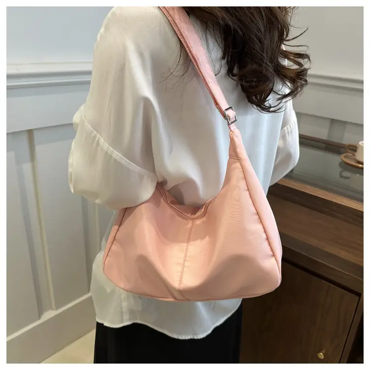 Oxford Cloth Shoulder Bag Women Spring Summer Fresh Soft Collapsible — feature 16