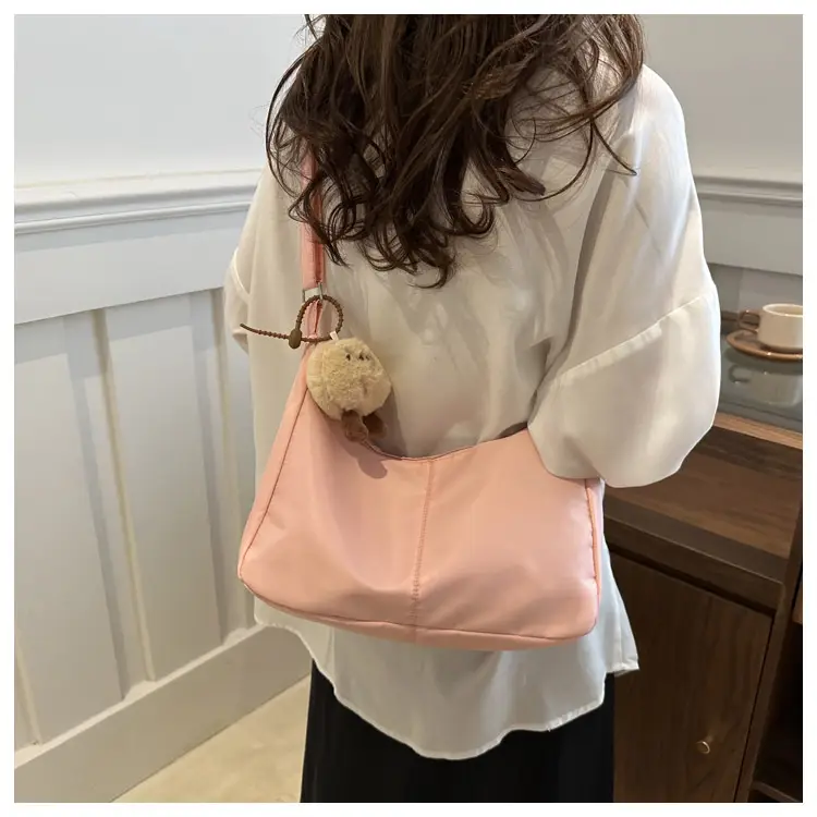 Oxford Cloth Shoulder Bag Women Spring Summer Fresh Soft Collapsible — feature 18