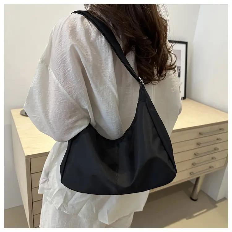 Oxford Cloth Shoulder Bag Women Spring Summer Fresh Soft Collapsible — feature 19