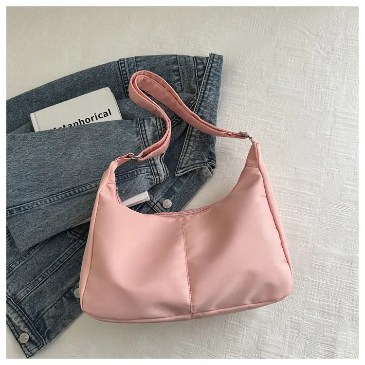 Oxford Cloth Shoulder Bag Women Spring Summer Fresh Soft Collapsible — feature 24