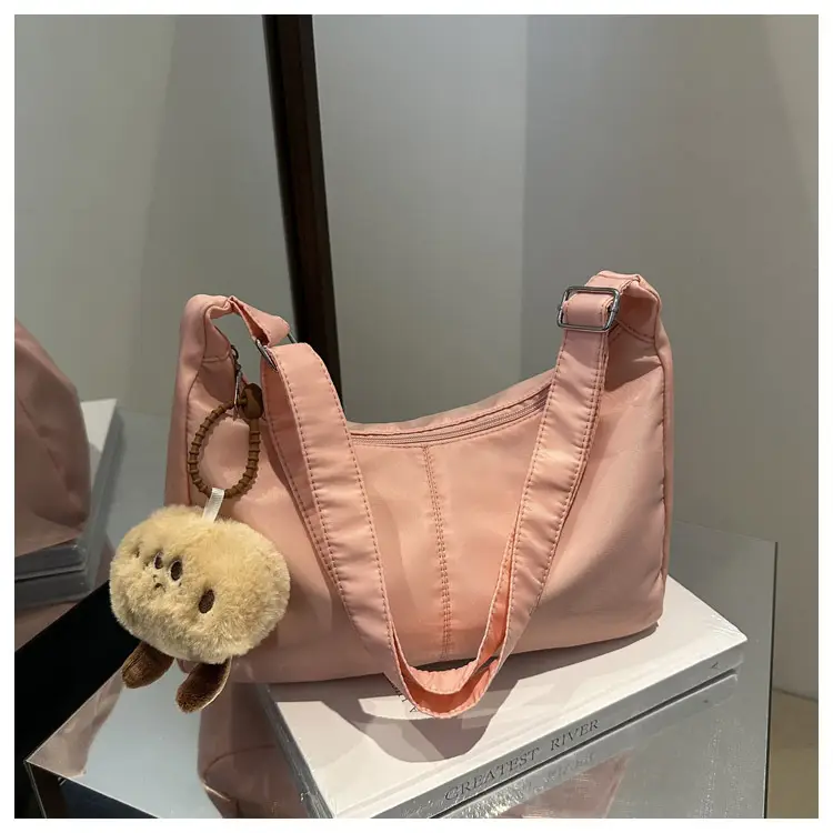 Oxford Cloth Shoulder Bag Women Spring Summer Fresh Soft Collapsible — feature 28