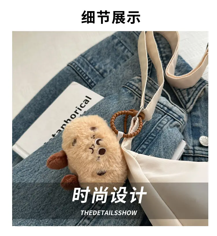 Oxford Cloth Shoulder Bag Women Spring Summer Fresh Soft Collapsible — feature 4