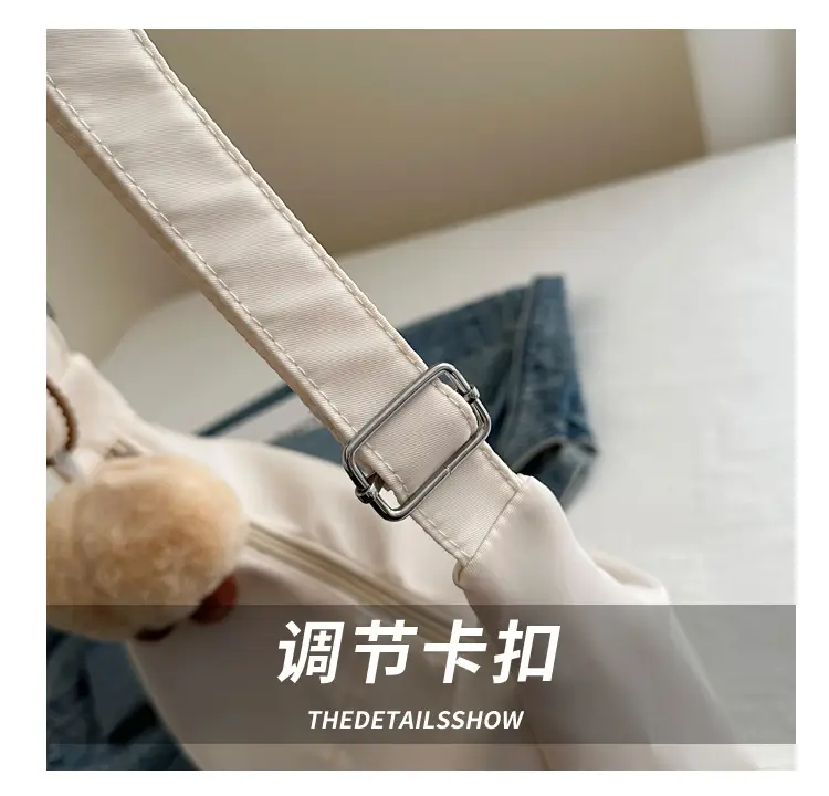 Oxford Cloth Shoulder Bag Women Spring Summer Fresh Soft Collapsible — feature 6