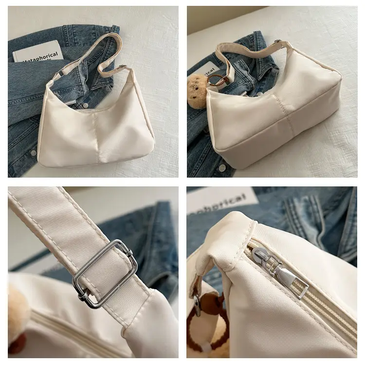 Oxford Cloth Shoulder Bag Women Spring Summer Fresh Soft Collapsible — feature 9