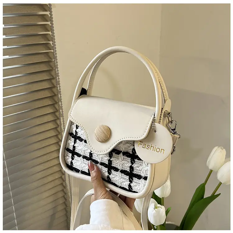2024 New Elegant Fashion Crossbody Bag with Plaid Design — feature 12