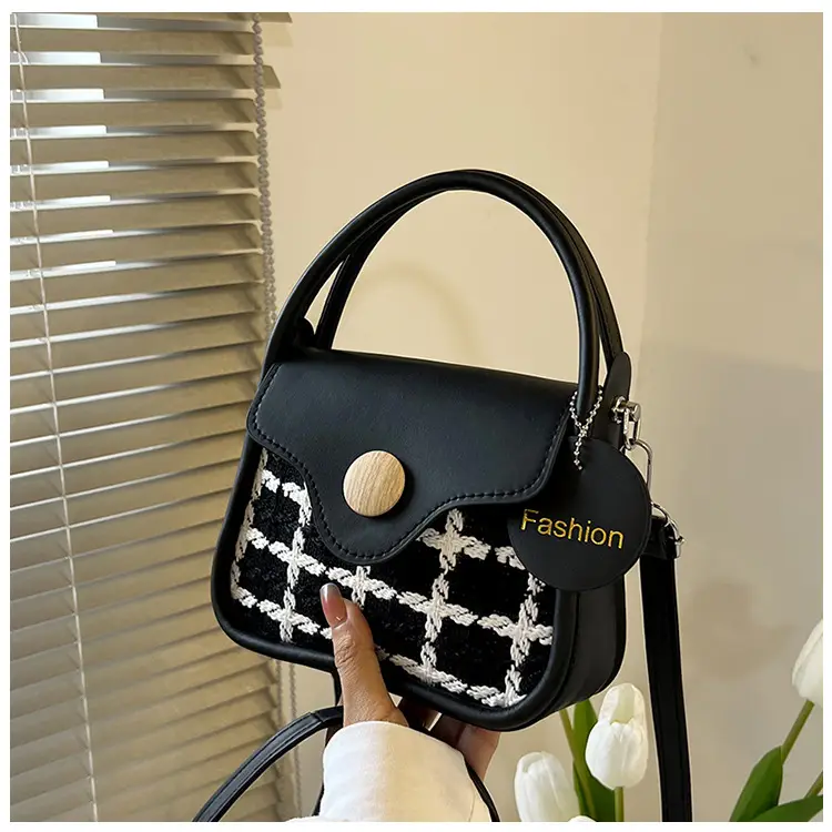 2024 New Elegant Fashion Crossbody Bag with Plaid Design — feature 13