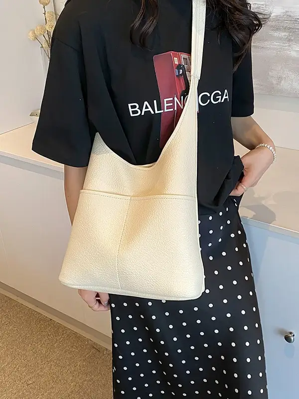 Red Leather Bucket Bag for Women 2024 - Image 7