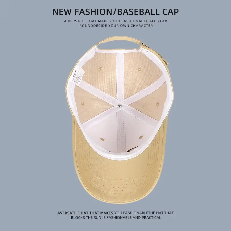 Women Baseball Cap with Embroidered Brand Sunshade — feature 11