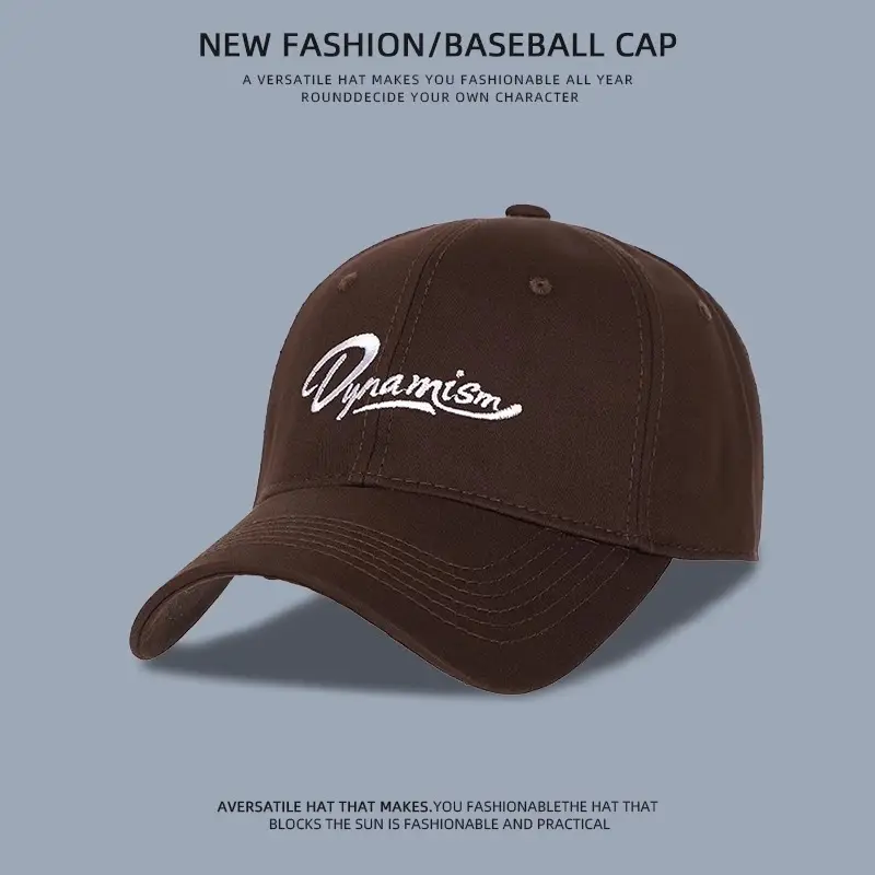 Women Baseball Cap with Embroidered Brand Sunshade - Image 5