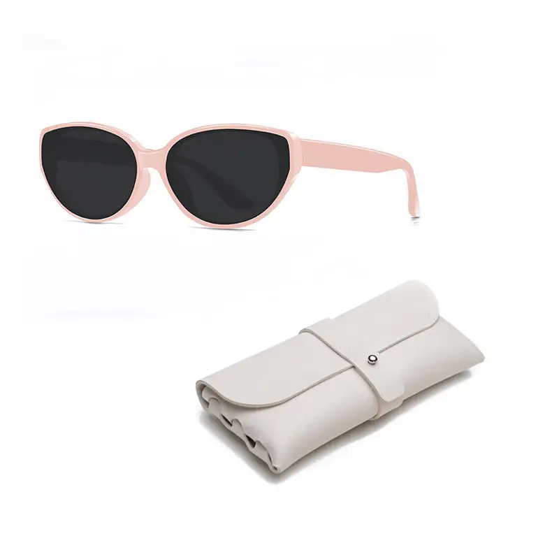 Women's Pink Cat's Eye Sunglasses UV Protection - Image 8