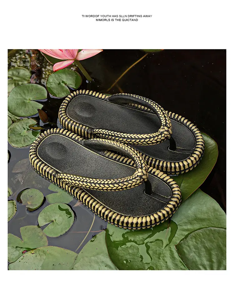 Men's New Summer Flip-Flops, Thick-Soled Casual Outdoor Couple's Beach Slippers, Men's Sandals — feature 9
