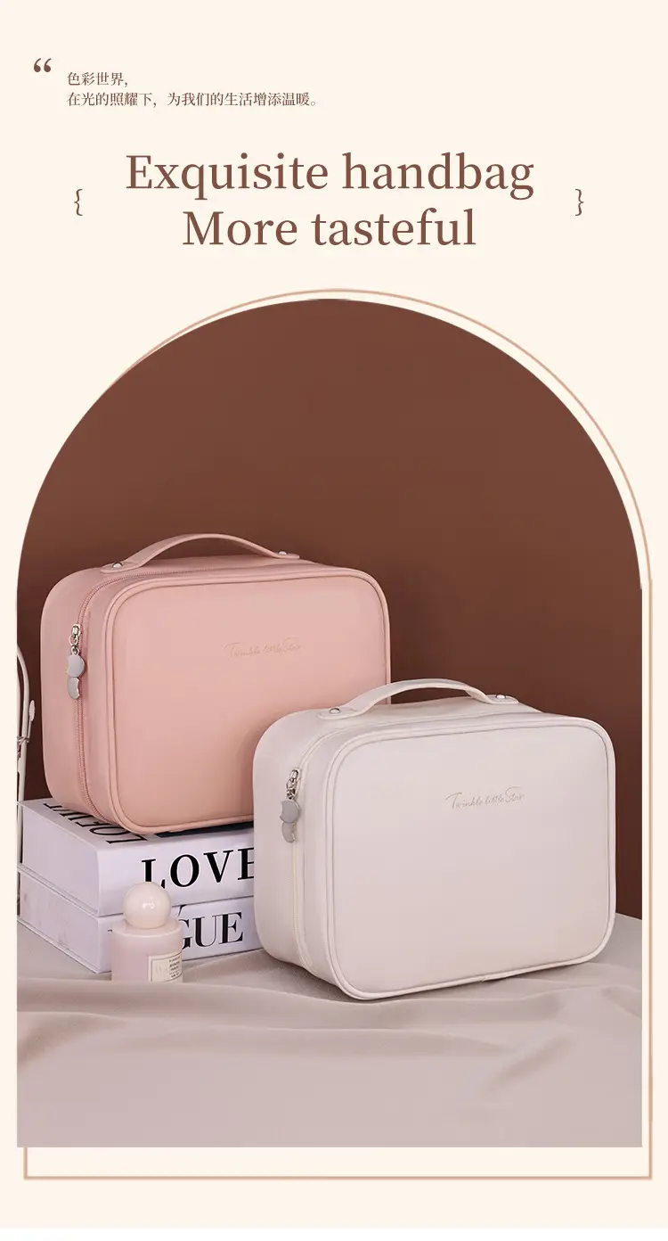 Three-in-One Portable Makeup Bag with Brush & Storage — feature 9