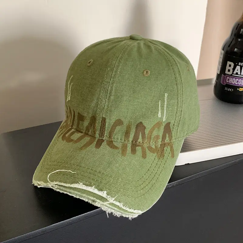 Vintage Washed Hole Baseball Cap for Women Summer Sunshade - Image 5