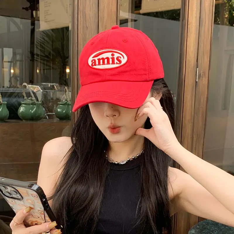 Red Women's Baseball Cap Spring Summer Casual All-match - Image 10