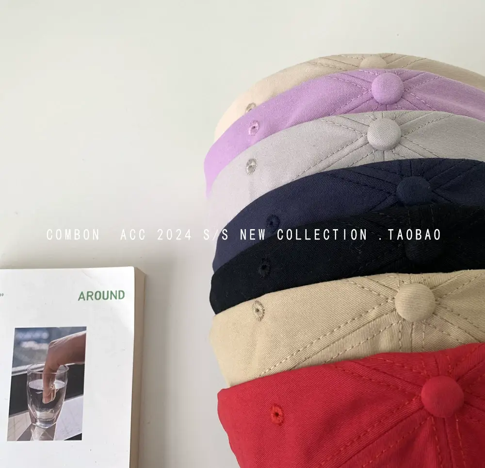 Red Women's Baseball Cap Spring Summer Casual All-match — feature 14