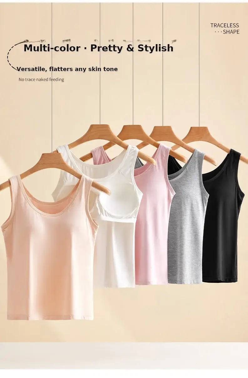 Women's Modal Underwear with Chest Pad & Anti-Glare Design — feature 14