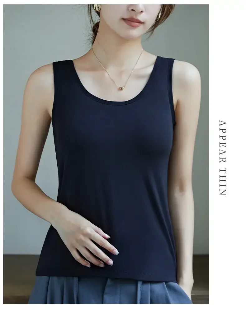 Women's Modal Underwear with Chest Pad & Anti-Glare Design — feature 16